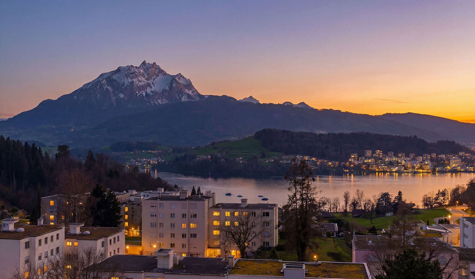 Sehnsucht Meggen – wo Sunset, Seesicht und Lebensqualität verschmelzen