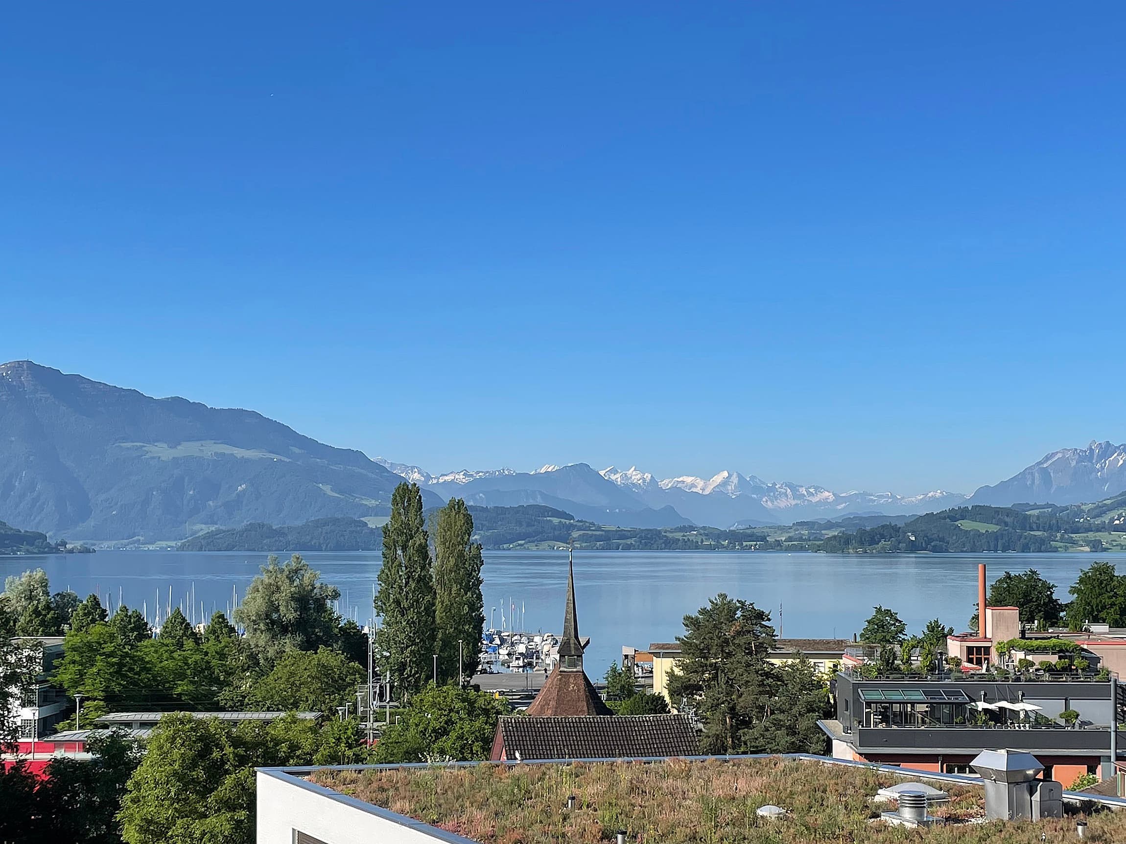 Seesicht-Attika-Wohnung Stadt Zug